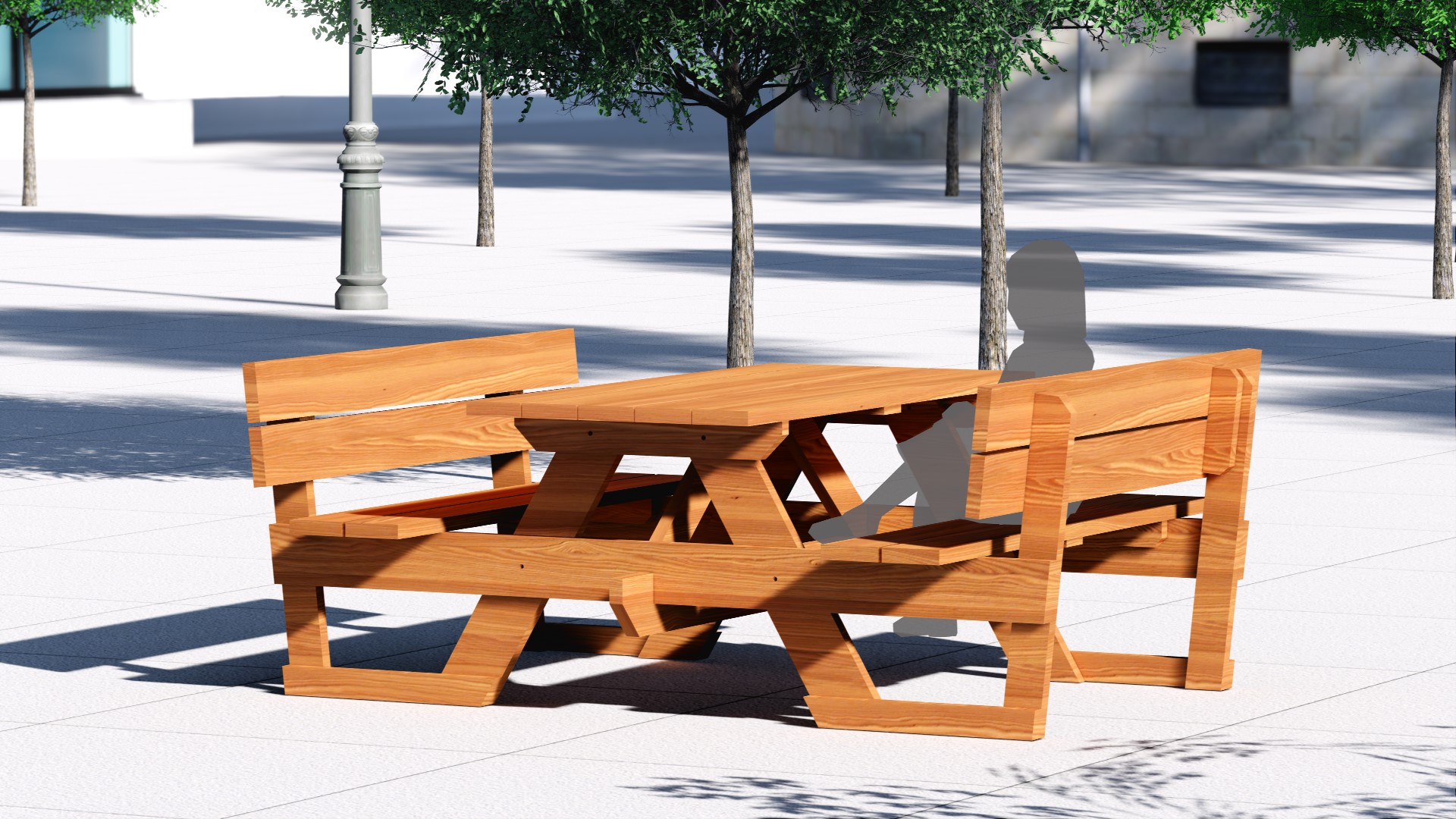 Turkuaz Park | Vizon Sırlıklı Piknik Masası