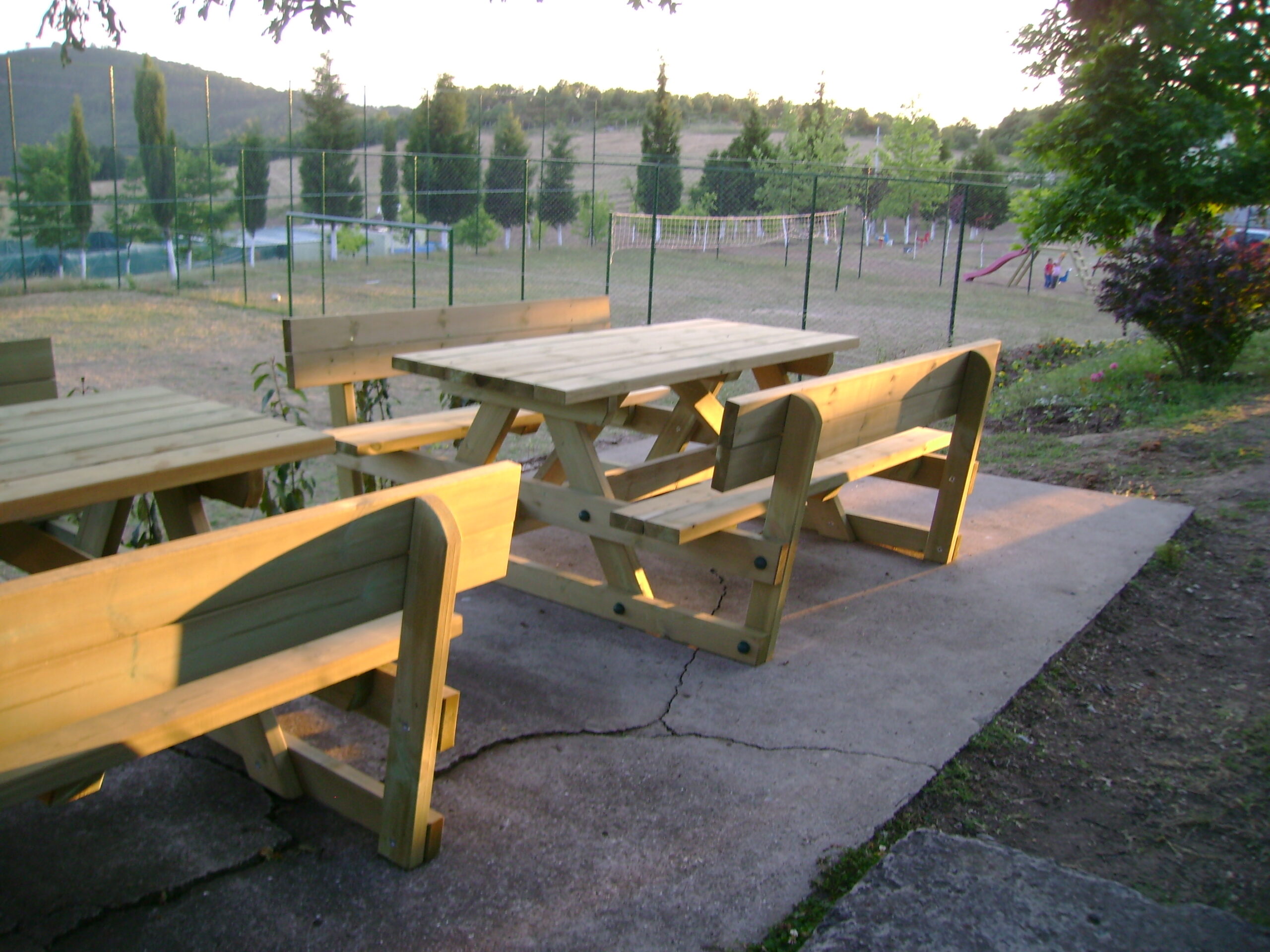 Turkuaz Park | Vizon Sırlıklı Piknik Masası