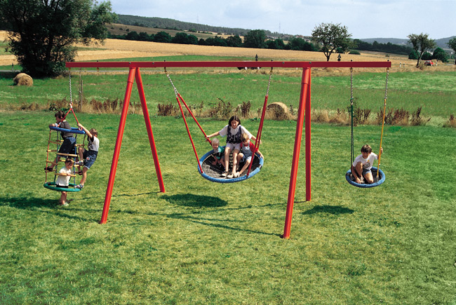Turkuaz Park | Angled Swing Frame ‘steel’ Long