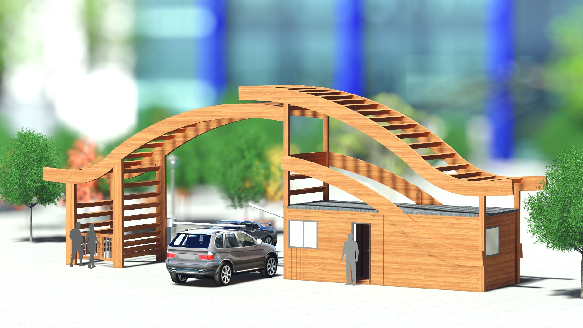 Turkuaz Park | 2.Model Giriş Kapısı