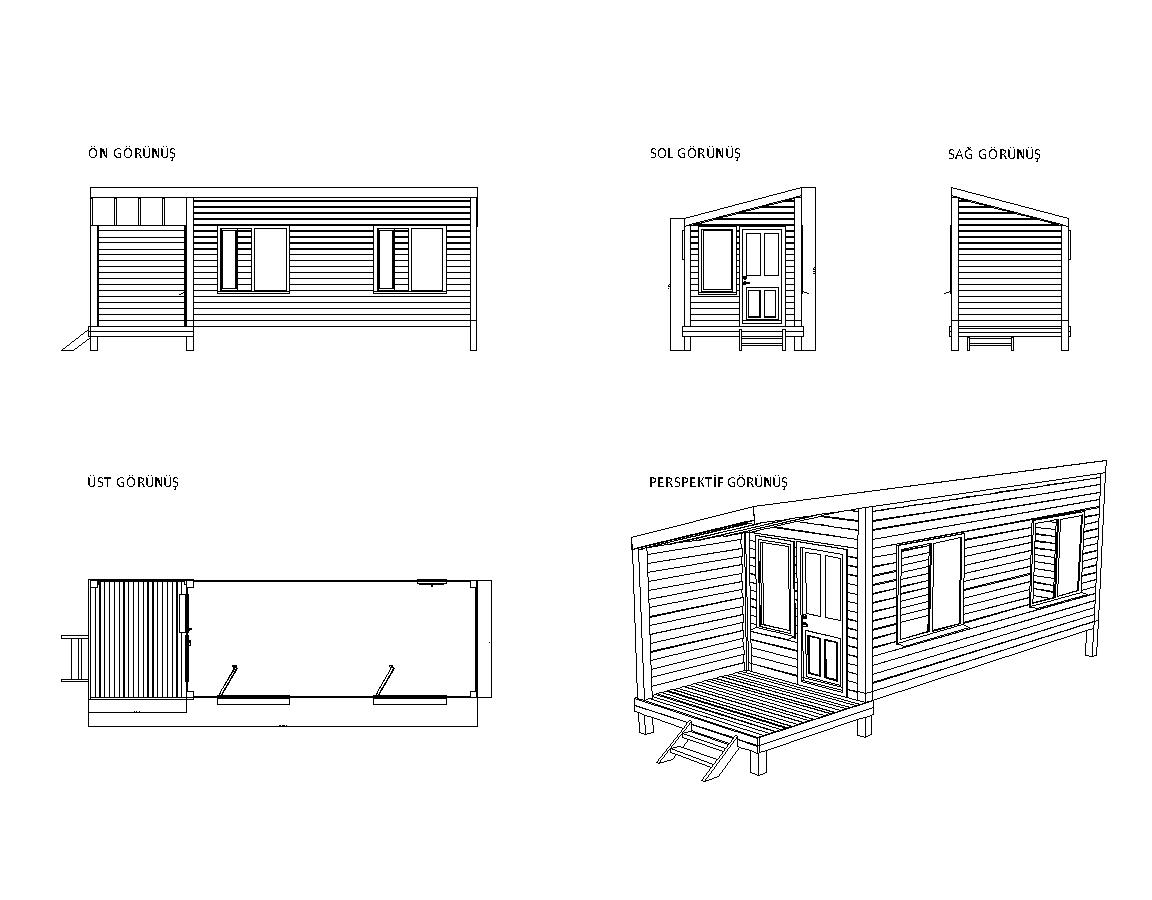 Turkuaz Park | 20 m² Ahşap Ev Turkuaz Park | 20 m² Ahşap Ev