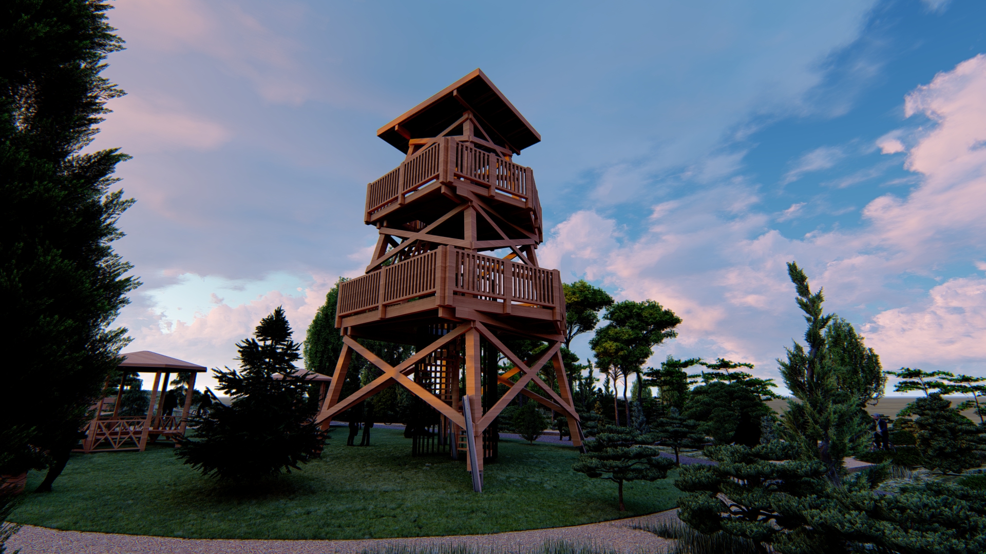 Turkuaz Park | Penta Ahşap Gözlem Kulesi Turkuaz Park | Penta Ahşap Gözlem Kulesi