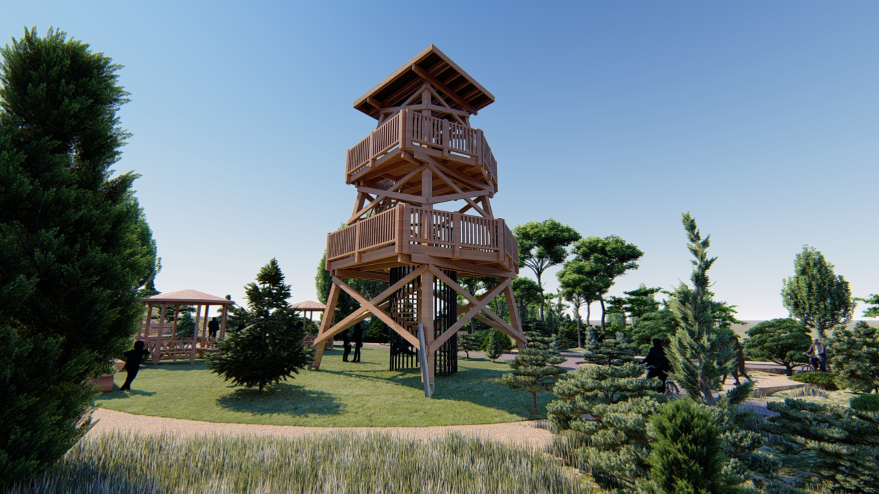 Turkuaz Park | Penta Ahşap Gözlem Kulesi Turkuaz Park | Penta Ahşap Gözlem Kulesi