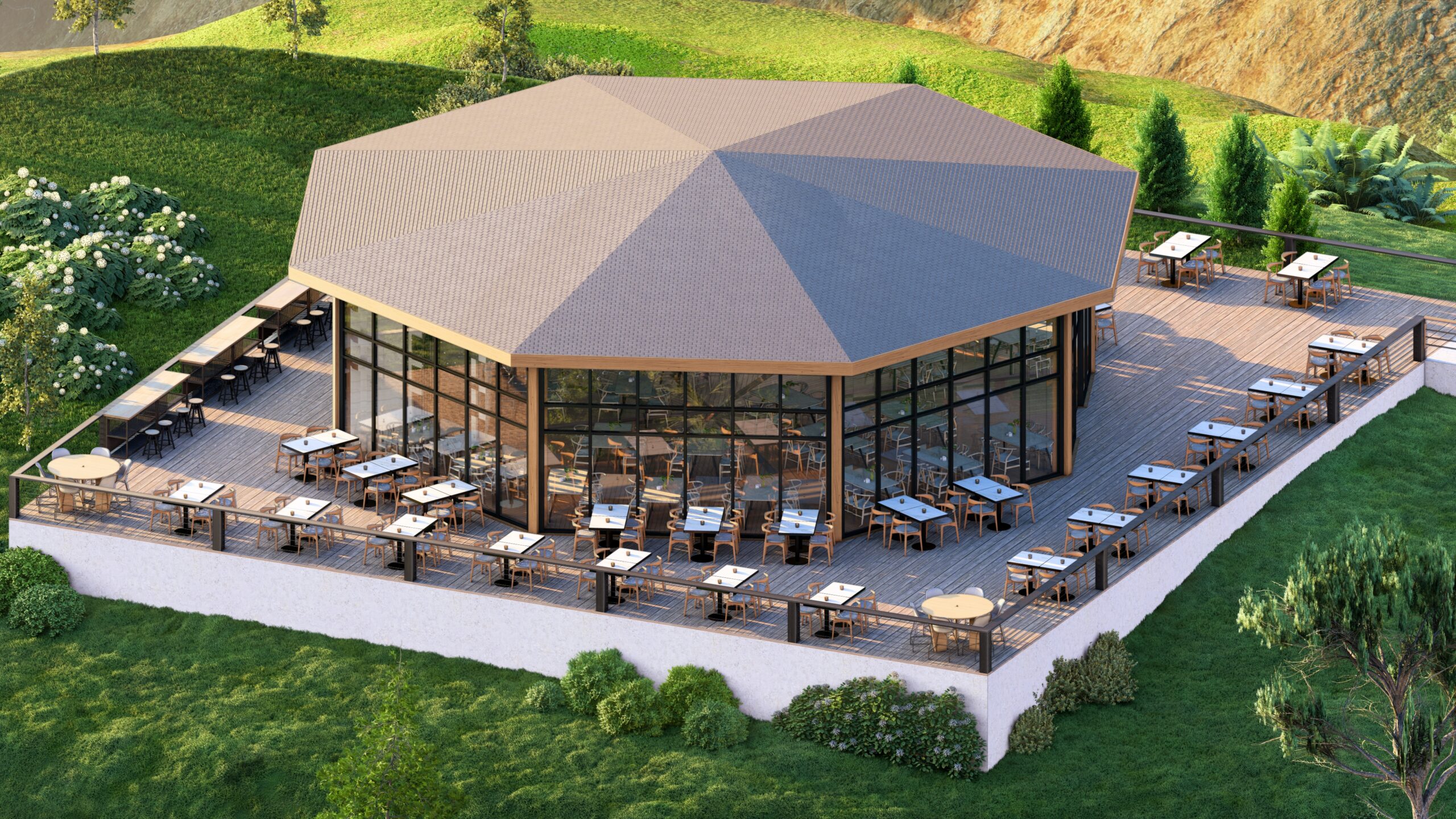 Turkuaz Park | Meşe Ahşap Restoran