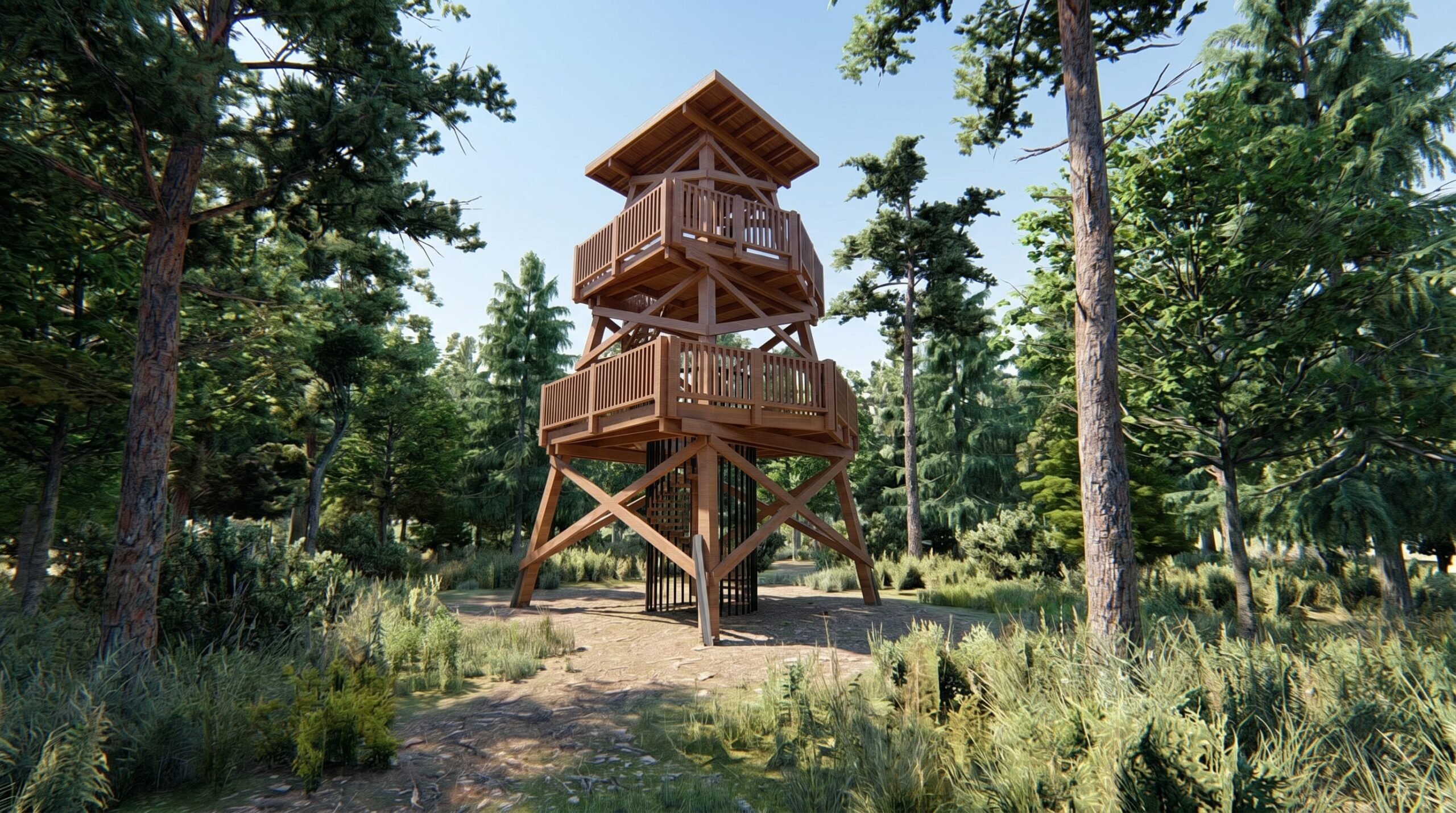Turkuaz Park | Penta Ahşap Gözlem Kulesi Turkuaz Park | Penta Ahşap Gözlem Kulesi