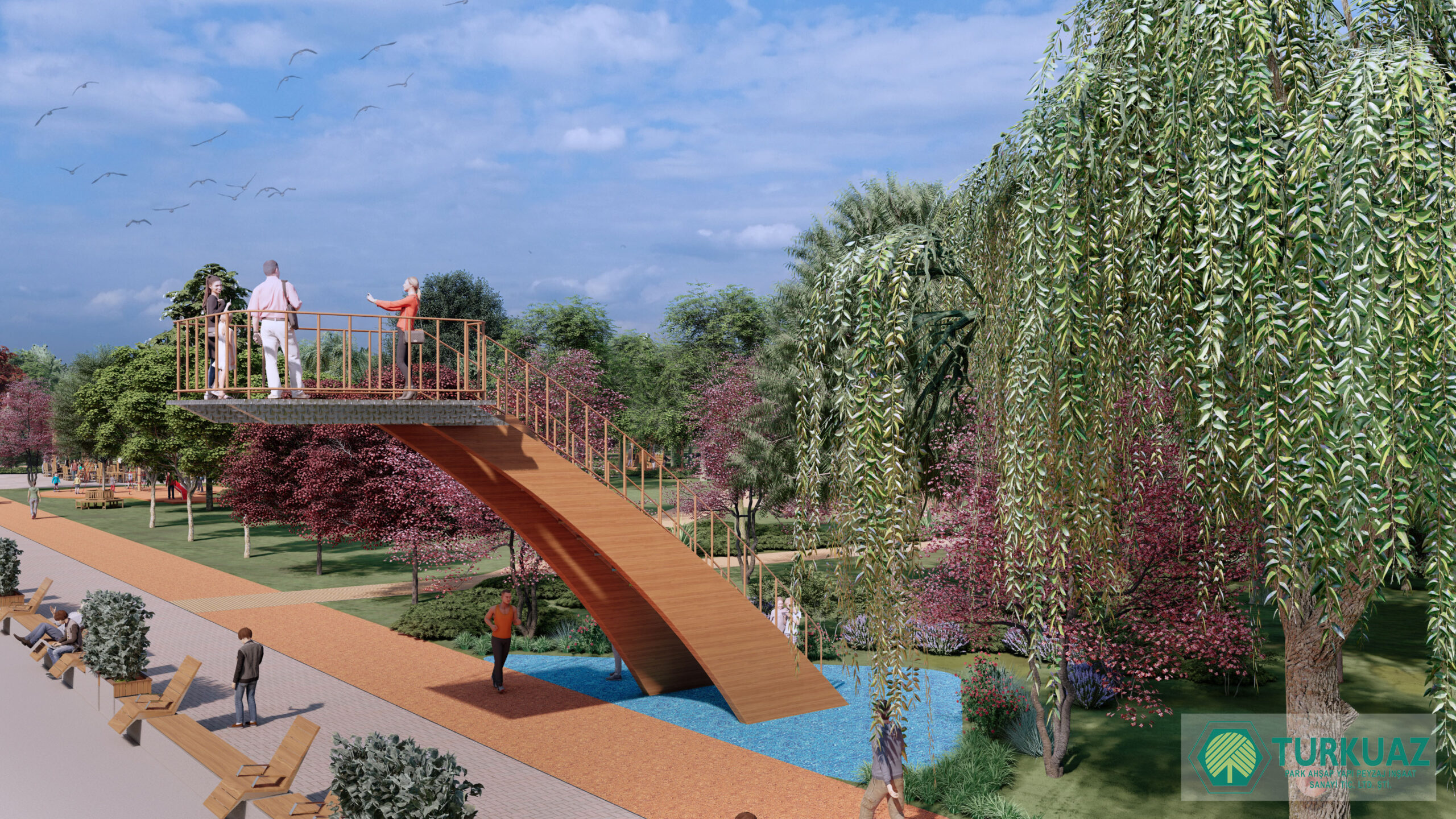 Turkuaz Park | Panoramik Ahşap Gözlem Terası Turkuaz Park | Panoramik Ahşap Gözlem Terası