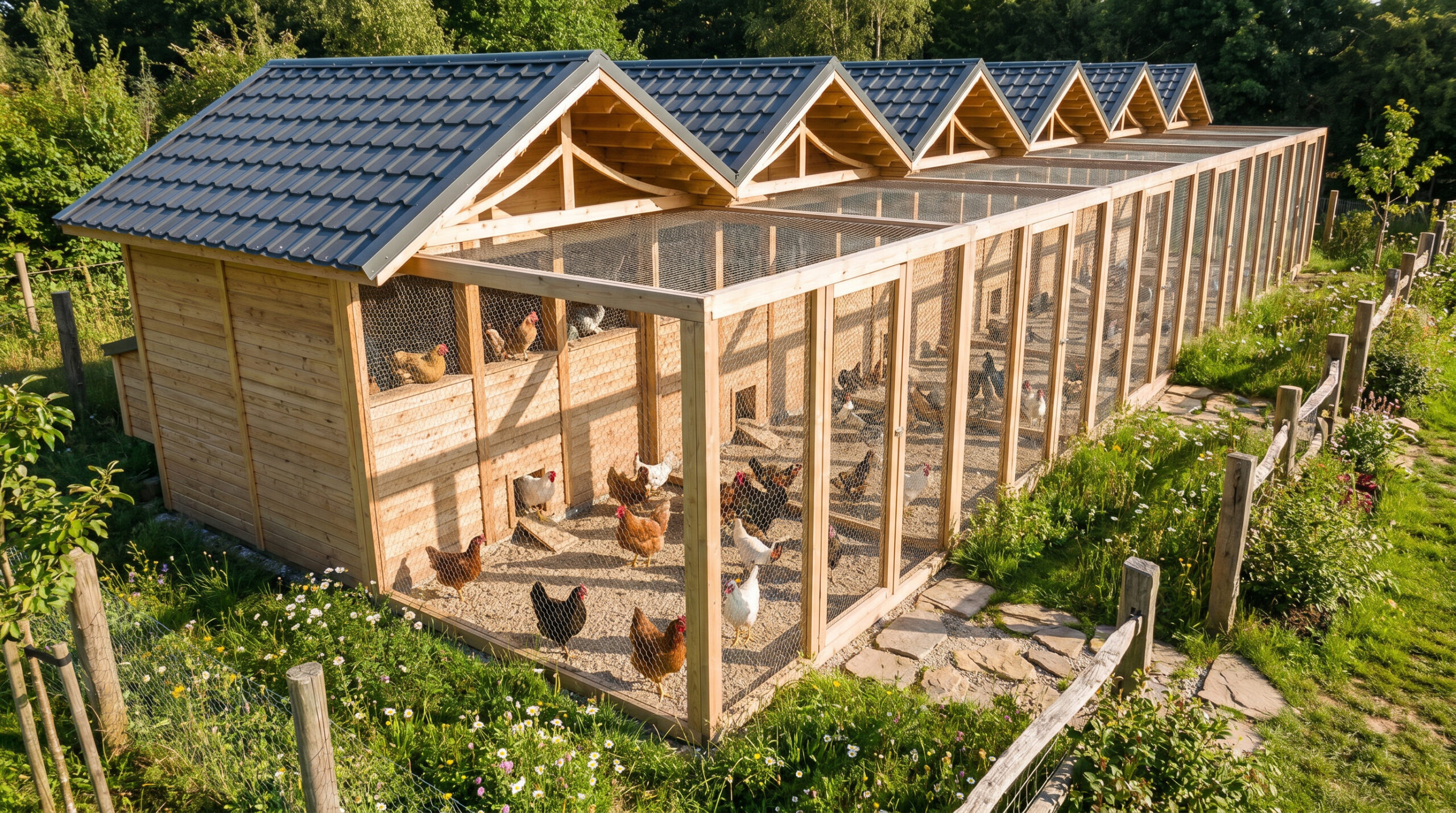 Turkuaz Park | Villa Model Ahşap Kümes Fauna Binası